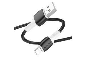 Кабель USB - Lightning BOROFONE BX84 Rise, 1м (черный)