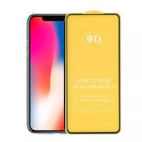 Противоударное стекло LEIWEI для дисплея Apple iPhone Xr, Apple iPhone 11 9D тех.упаковка (черный)