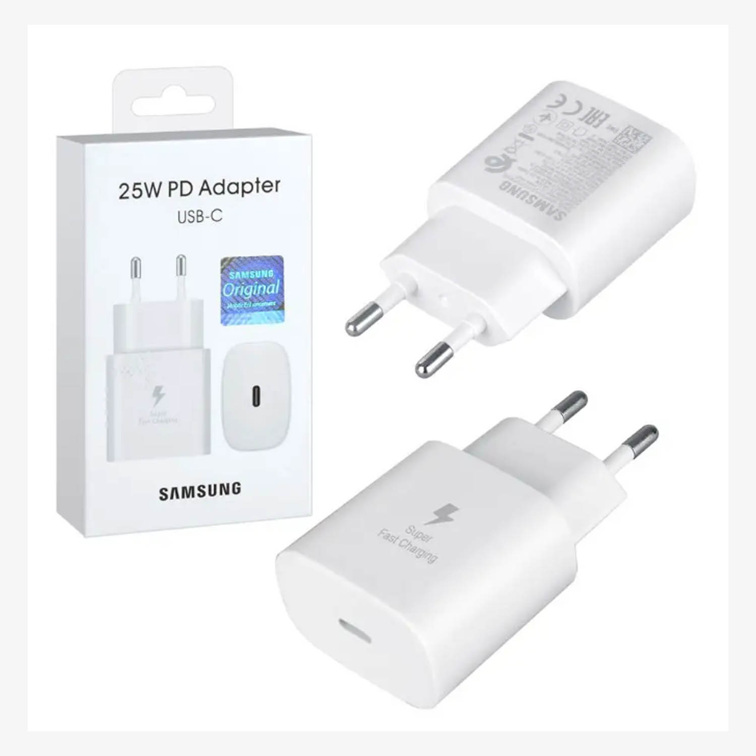 Сетевое зарядное устройство Samsung 25W PD Type-C Adapter (белый)