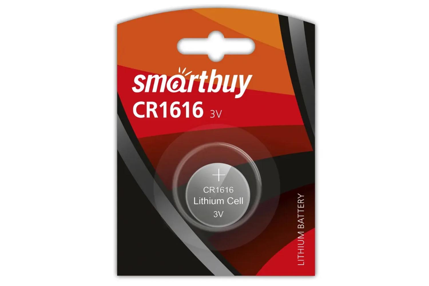 Элемент питания SMARTBUY CR 1616 BL1 (12/72)