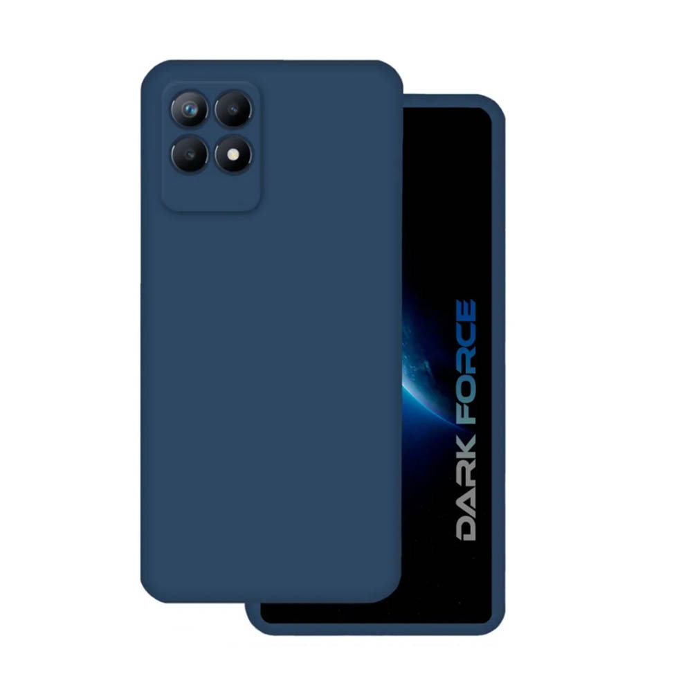 Силиконовый чехол FASHION CASE Realme 8i (темно-синий)