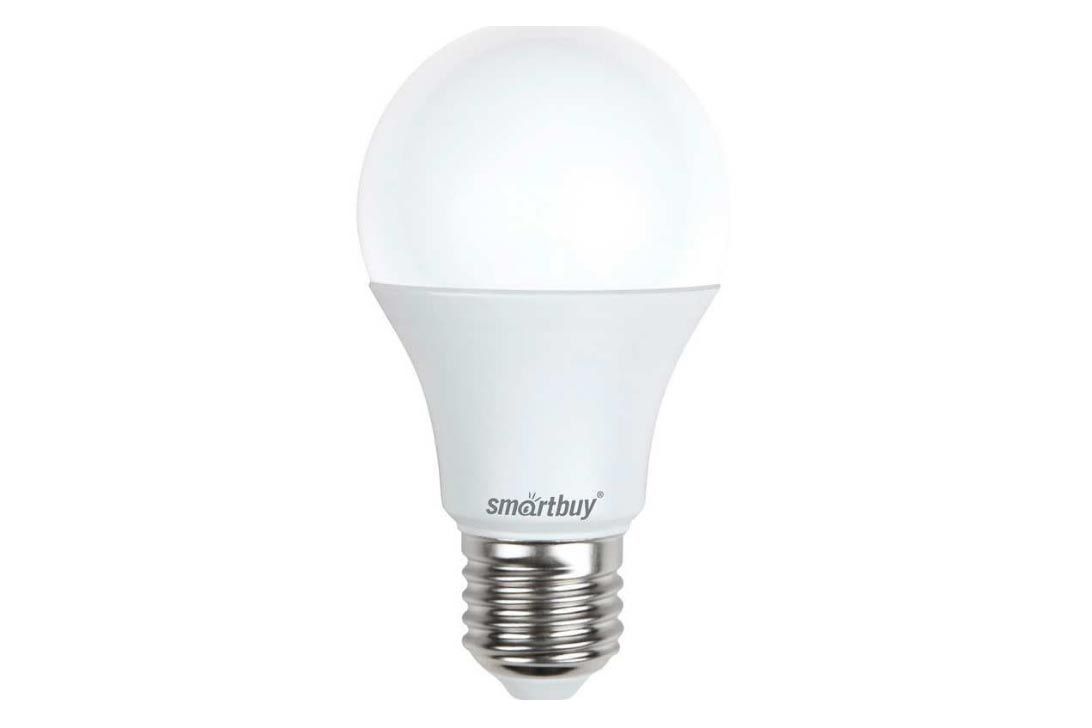 Лампа светодиодная Smartbuy A60-15W-220V-6000K-E27 (холодный свет)