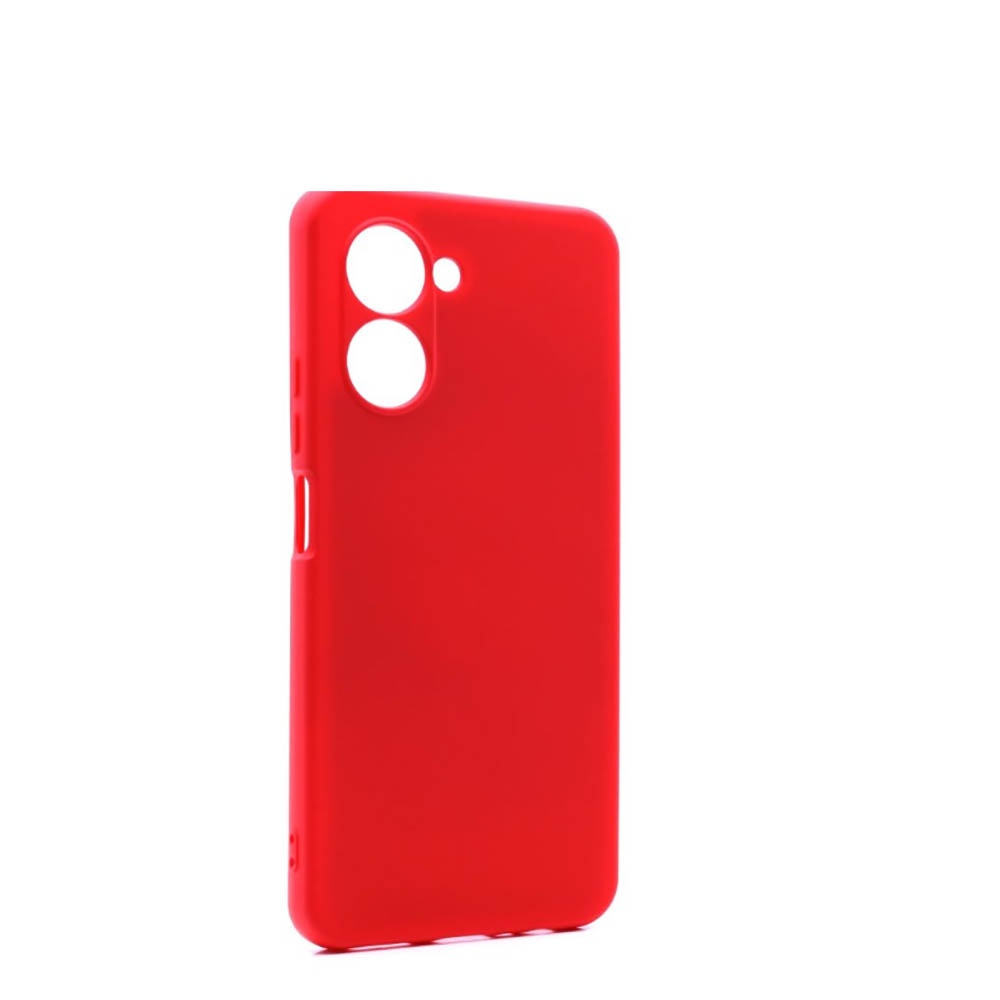 Силиконовый чехол FASHION CASE Realme C33 (красный)