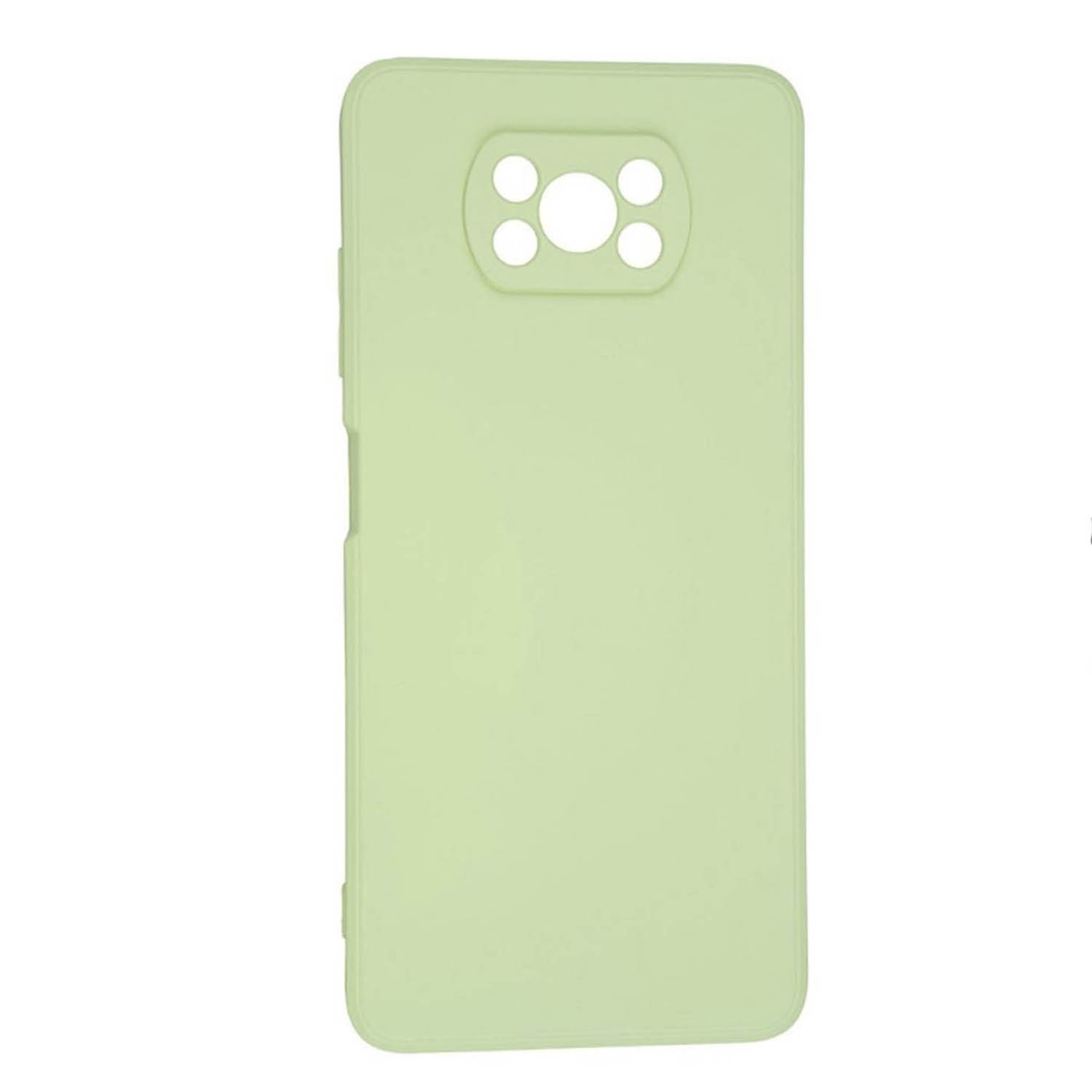 Силиконовый чехол FASHION CASE Xiaomi POCO X3 (фисташковый)