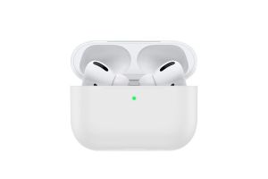 Чехол силиконовый для Airpods Pro (белый)