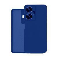 Cиликоновый чехол FASHION CASE Realme C55 4G (темно-синий)