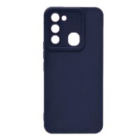 Силиконовый чехол FASHION CASE Tecno Spark 8C (темно-синий)