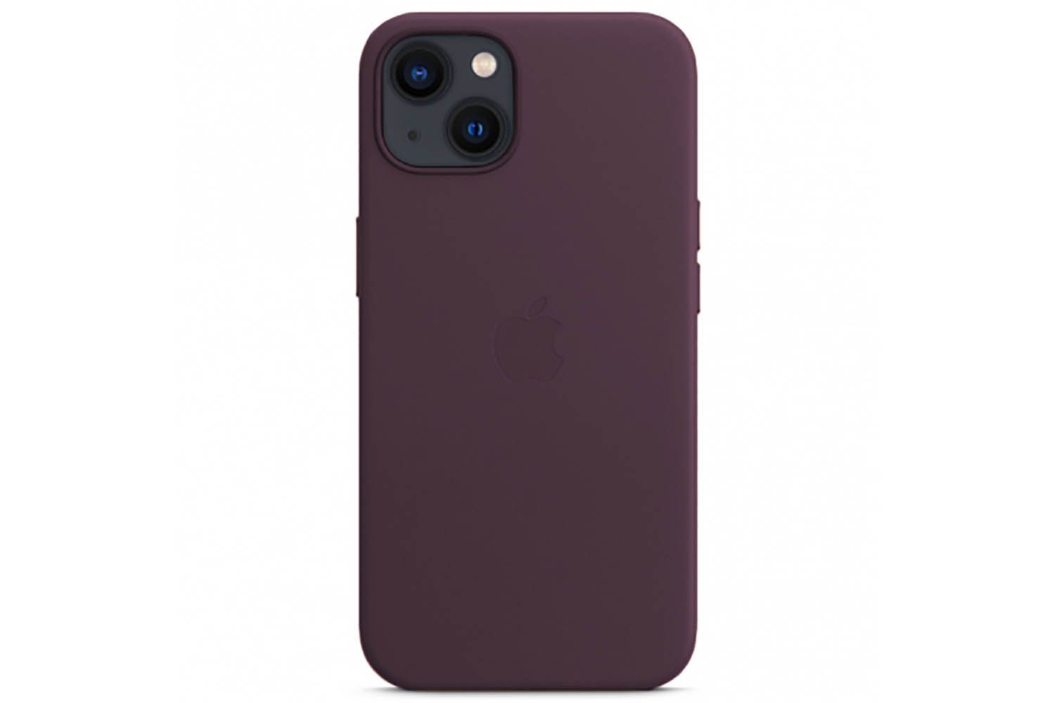Кожаный чехол для Apple iPhone 13 с MagSafe (фиолетовый)