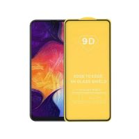 Противоударное стекло LEIWEI 9D для дисплея Samsung Galaxy A20S SM-A207F, Xiaomi Redmi 9 (черный)