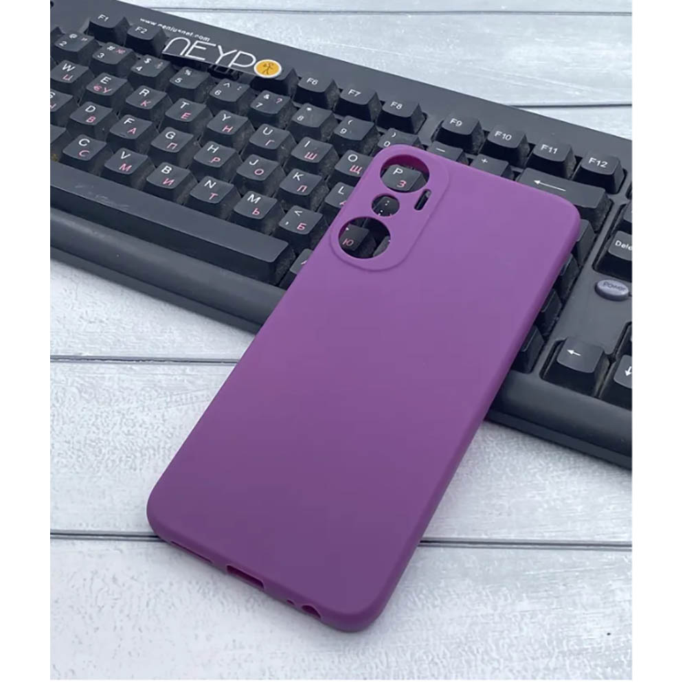 Силиконовый чехол FASHION CASE Infinix Hot 20 (пурпурный)