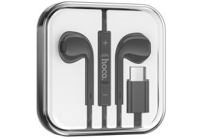 Гарнитура Type-C HOCO M80 Original series earphones с микрофоном (черный)