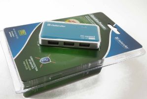 HUB Defender Quadro Power USB концентратор 4 порта USB 2.0 