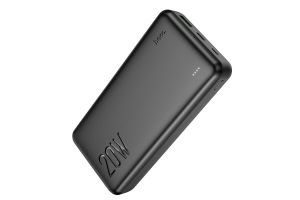 Внешний аккумулятор HOCO J87A USB Type-C QC 3.0 20000mAh, Power Bank (черный)