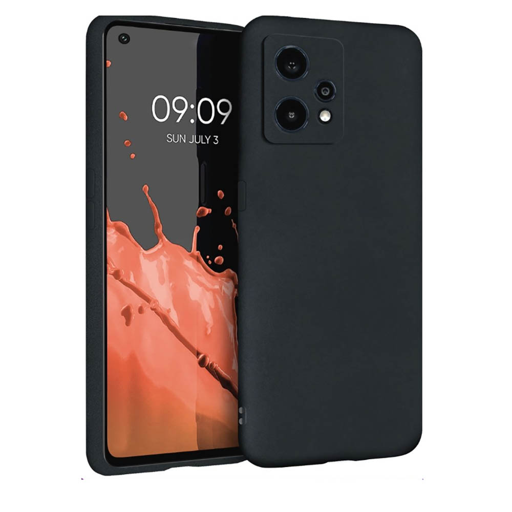 Силиконовый чехол FASHION CASE Realme 9 Pro (черный)