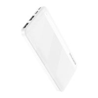 Внешний аккумулятор BJ27, 10000mAh, Power Bank (белый)