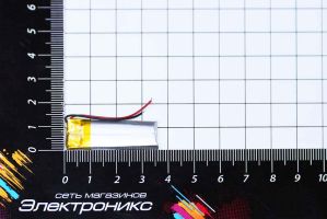 Литий-полимерный аккумулятор 041240P (40X11X5mm) 3.7V 350mAh