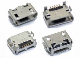 Разъем зарядки MicroUSB 5 pin на плату Huawei Ascend P6