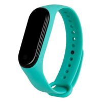 Силиконовый ремешок для Xiaomi Mi Band 3, 4 (бирюзовый)