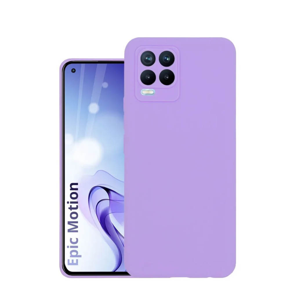 Силиконовый чехол FASHION CASE Realme 8 (сиреневый)