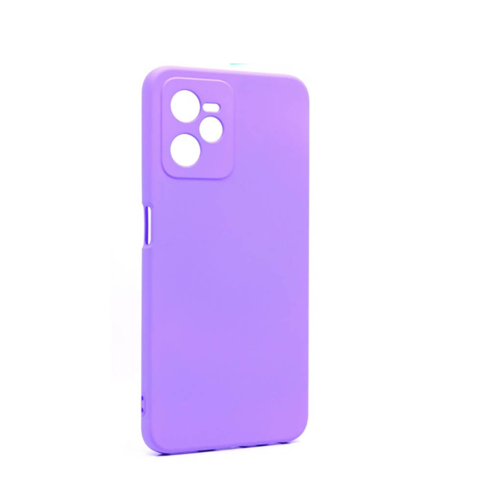 Силиконовый чехол FASHION CASE Realme C35 (сиреневый)