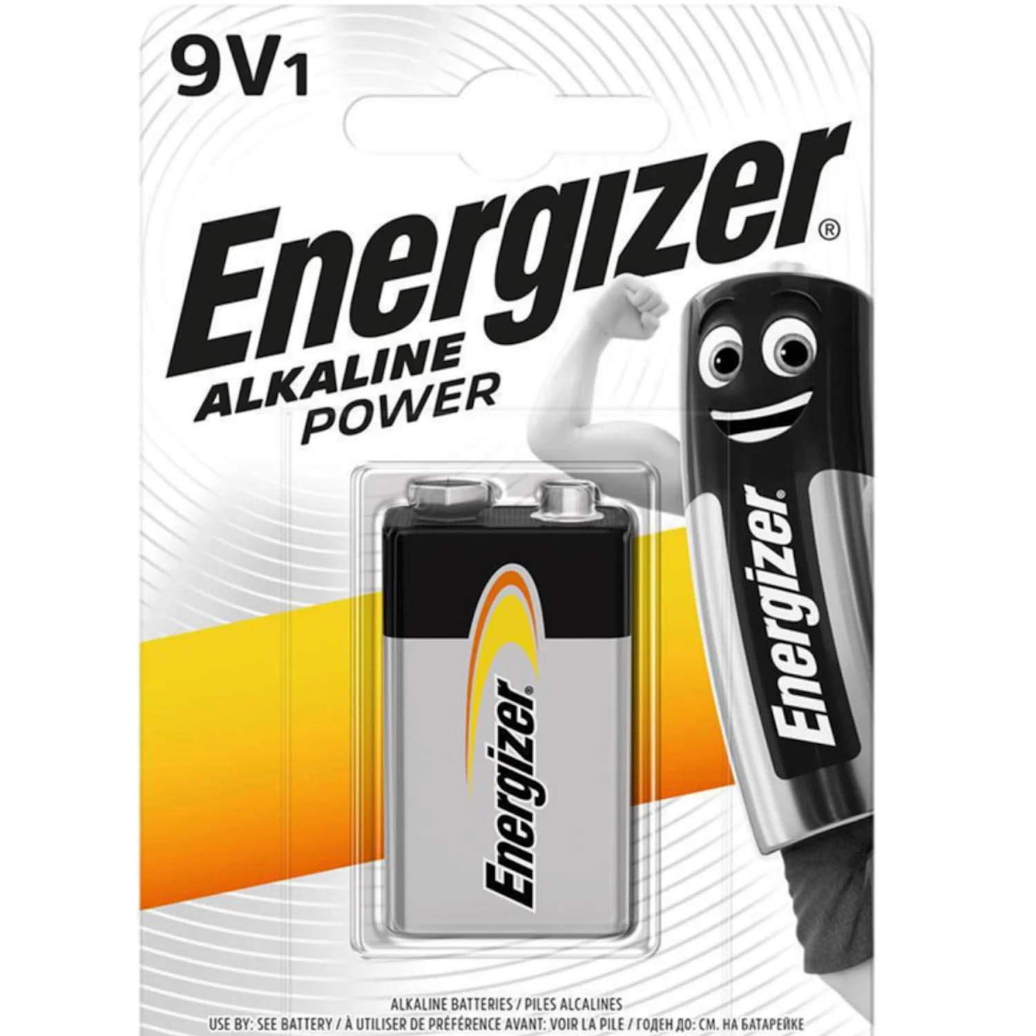 Элемент питания ENERGIZER 6LR61 Power 9V (крона)