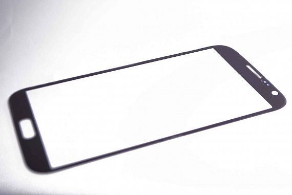Стекло Samsung N7100 Galaxy Note 2 (черный) для переклейки на дисплей
