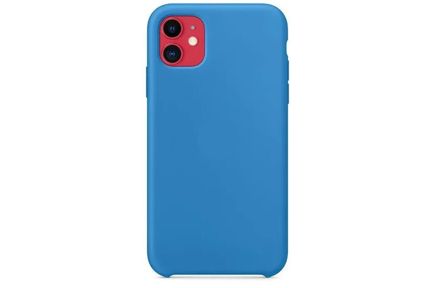Чехол силиконовый для Apple iPhone 11 (синий)