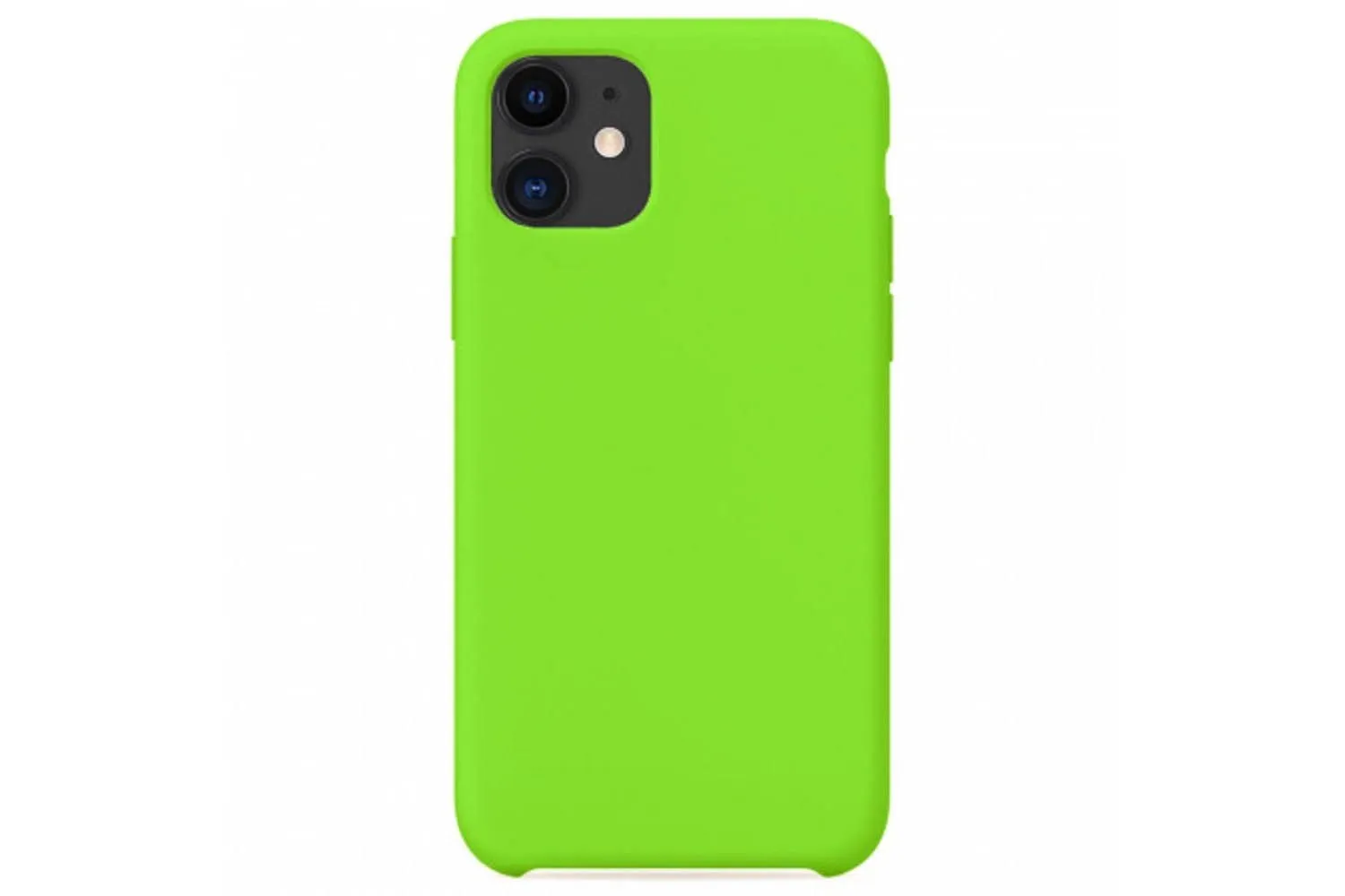 Чехол силиконовый для Apple iPhone 11 (ярко - зеленый)