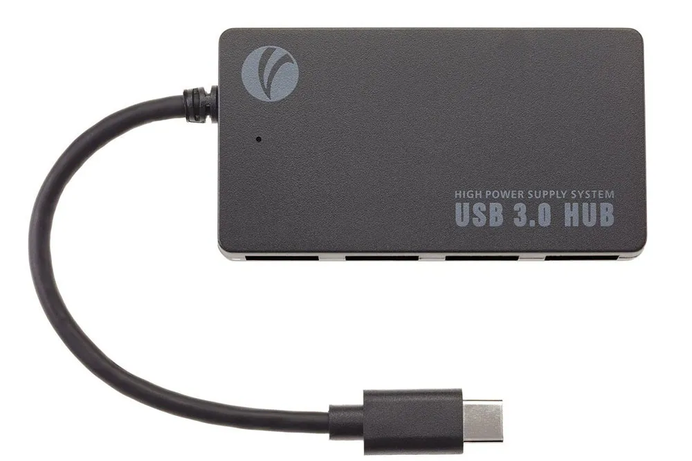 Кабель-адаптер USB3.1 Type-CM -- 4*USB3.0 (F) VCOM DH302C