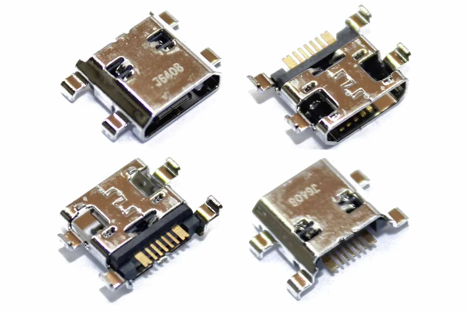 Разъем зарядки MicroUSB 7 pin в середину платы Samsung S7562 i8190 S7530