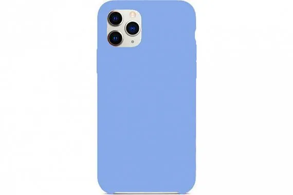 Чехол силиконовый для Apple iPhone 11 Pro (небесно - голубой)