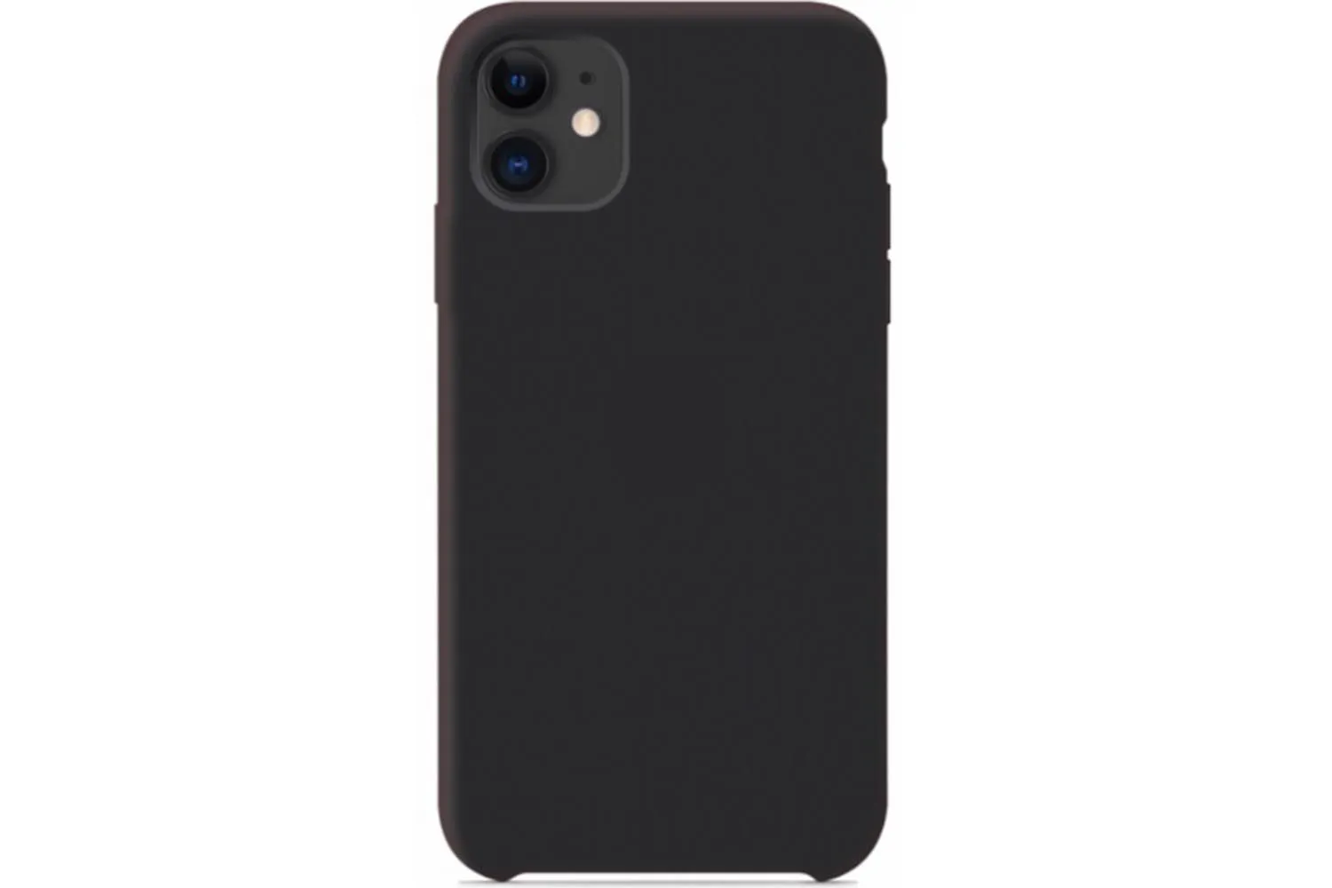 Чехол силиконовый для Apple iPhone 11 (черный) 