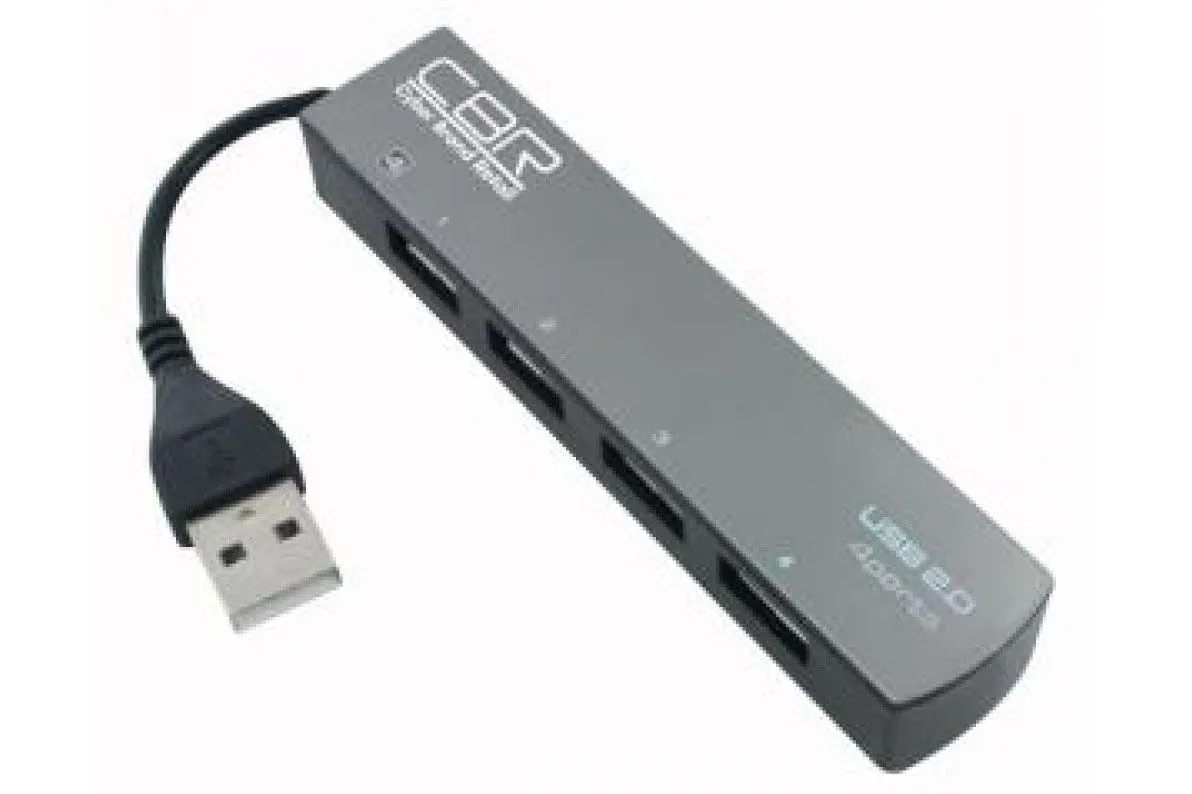 USB-концентратор CBR CH-123 , 4 порта, USB 2.0, ноут.
