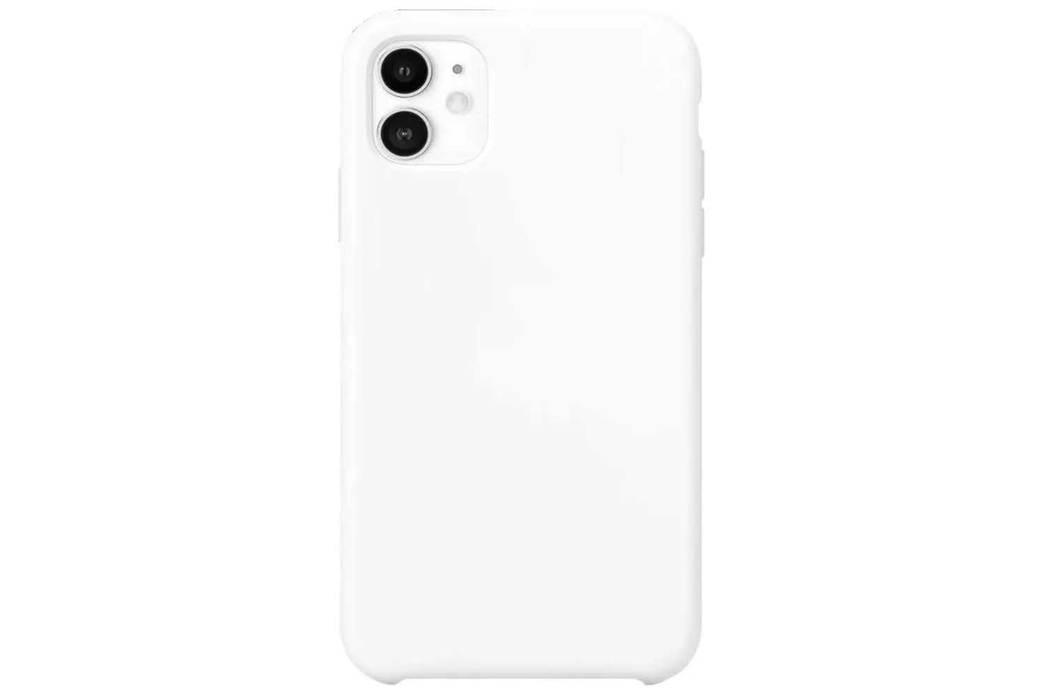 Чехол силиконовый для Apple iPhone 11 (белый)