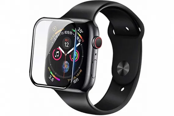 Противоударное стекло LEIWEI для дисплея Apple Watch 42mm 9D 