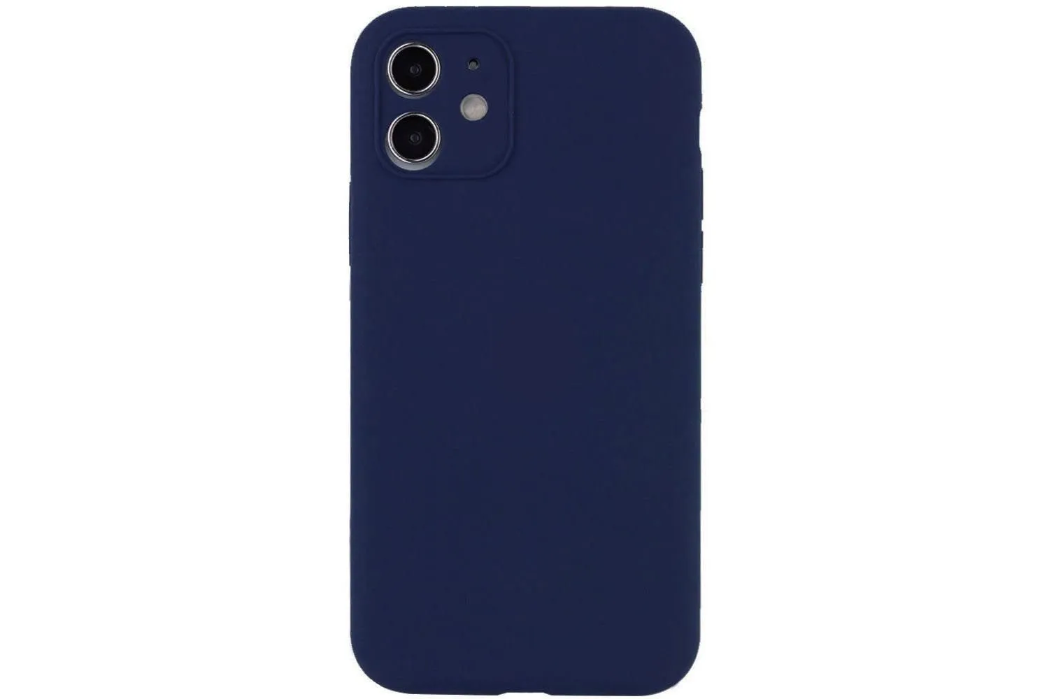 Чехол силиконовый с защитой камеры для Apple iPhone 11 (синий)