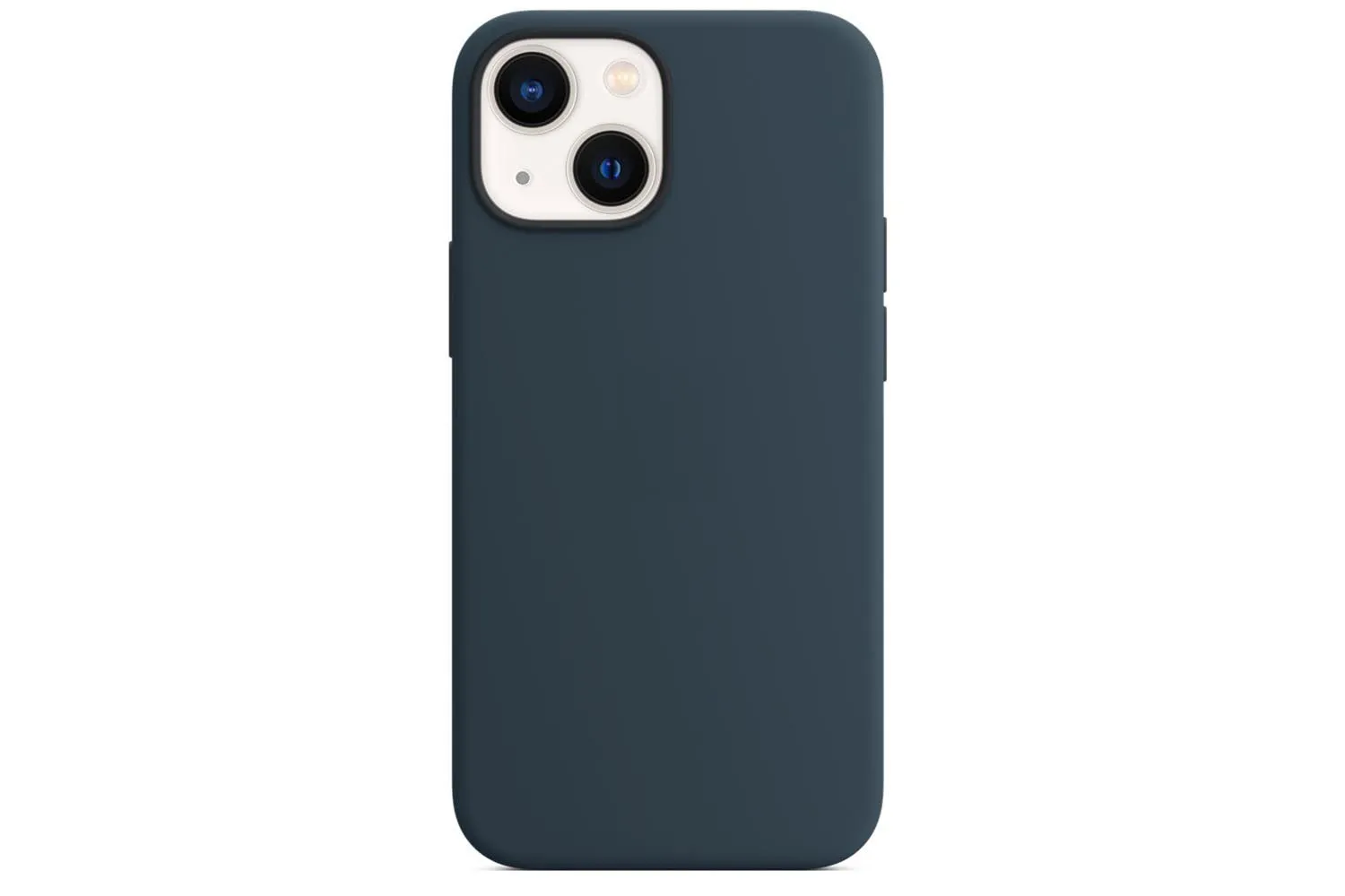 Кожаный чехол для Apple iPhone 13 с MagSafe (синий)