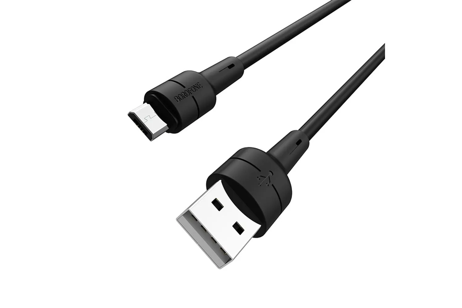 Кабель USB - MicroUSB BOROFONE BX30 Silicone (черный)