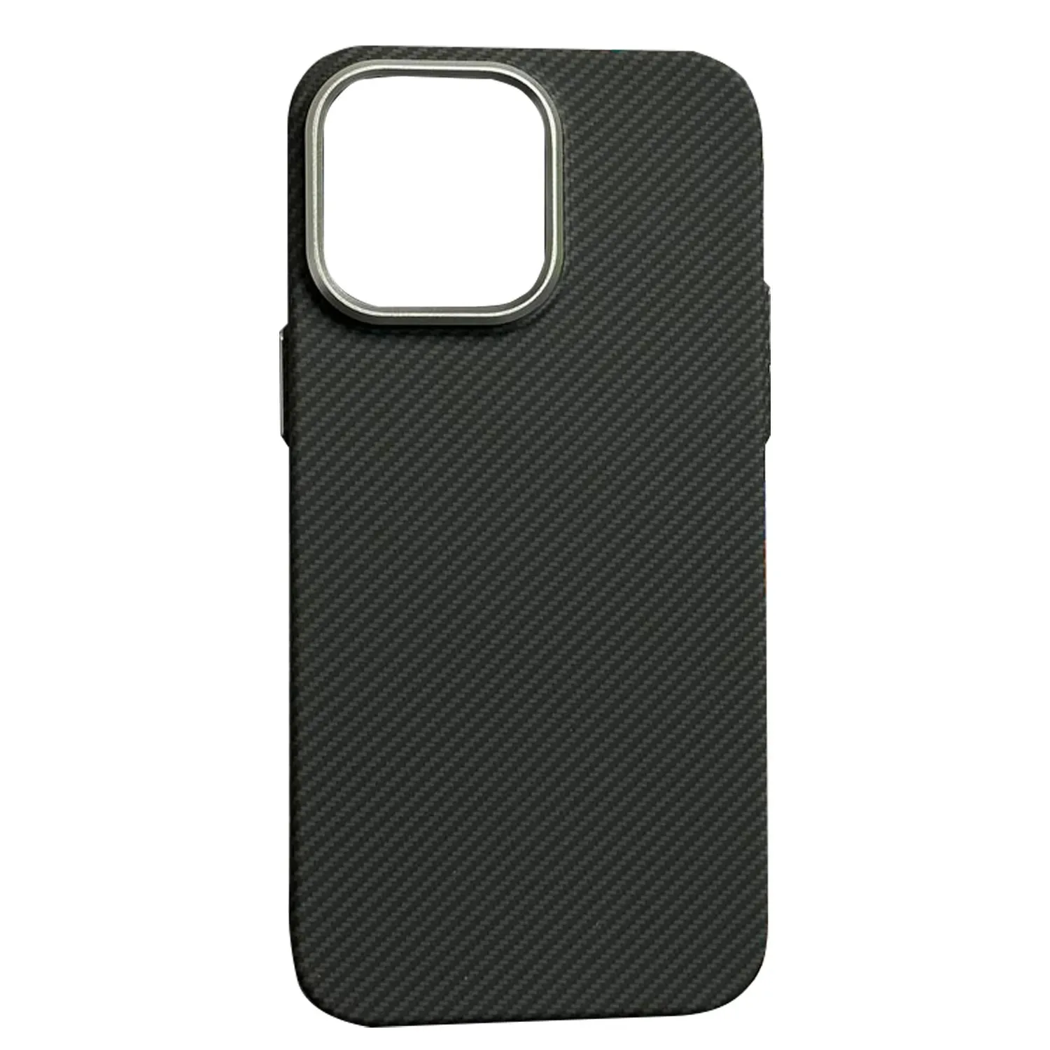 Чехол пластиковый карбон LUXO Life с MagSafe Apple iPhone 12/12 Pro (черный)
