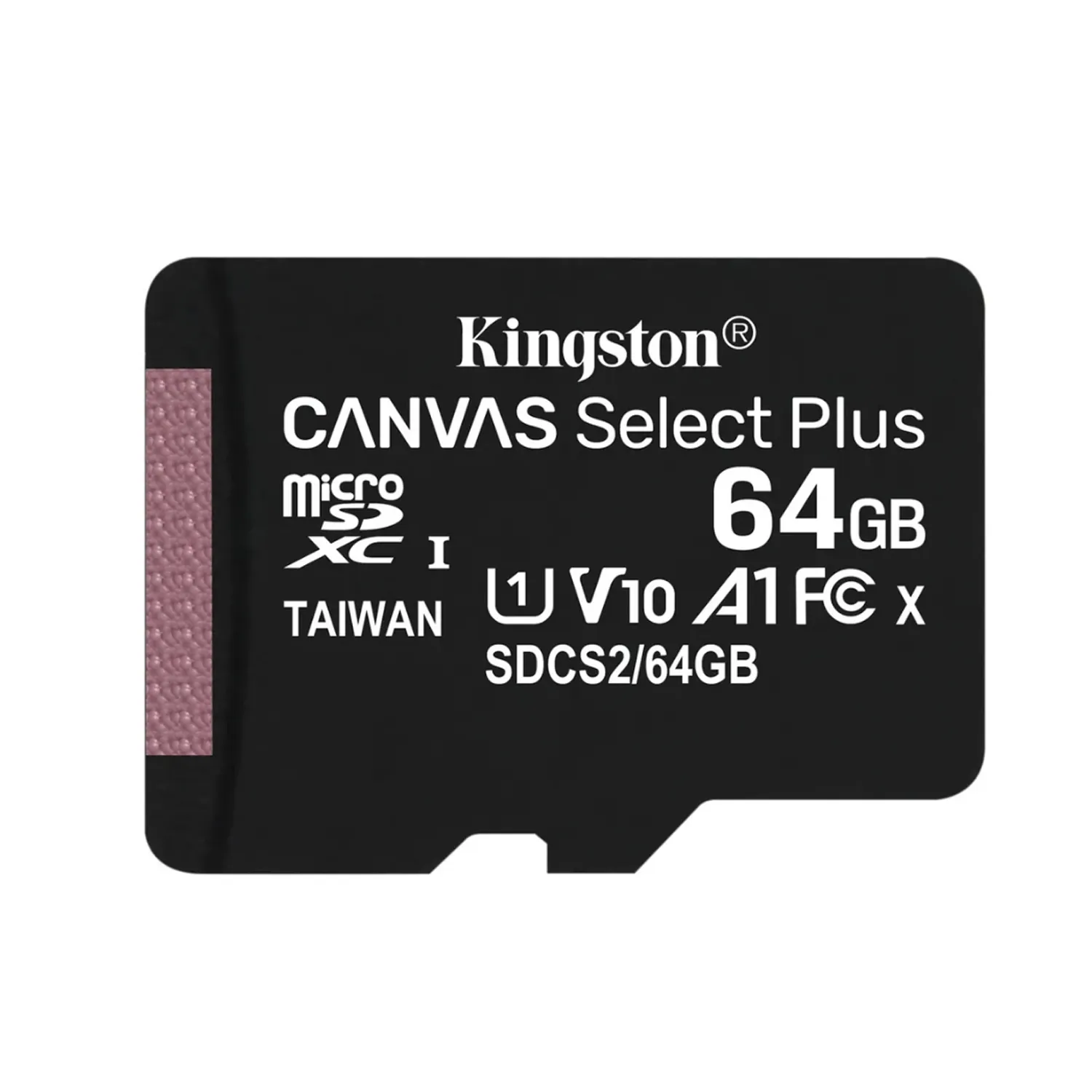 Карта памяти MicroSD 64GB Kingston Class 10 Canvas Select Plus A1 (100 Mb/s) без адаптера