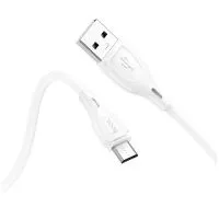 Кабель HOCO X61 Ultimate USB - MicroUSB (белый)