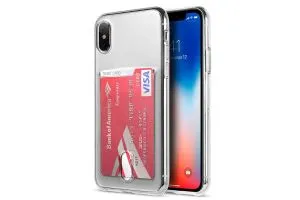 Силиконовый чехол с кармашком под карточку Apple iPhone Xr