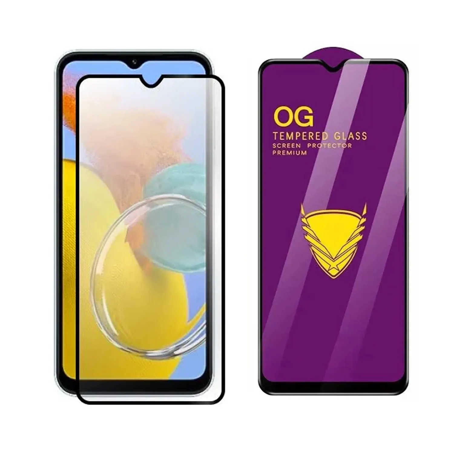 Противоударное стекло OG Tempered Glass Samsung Galaxy M14 4G (черный)