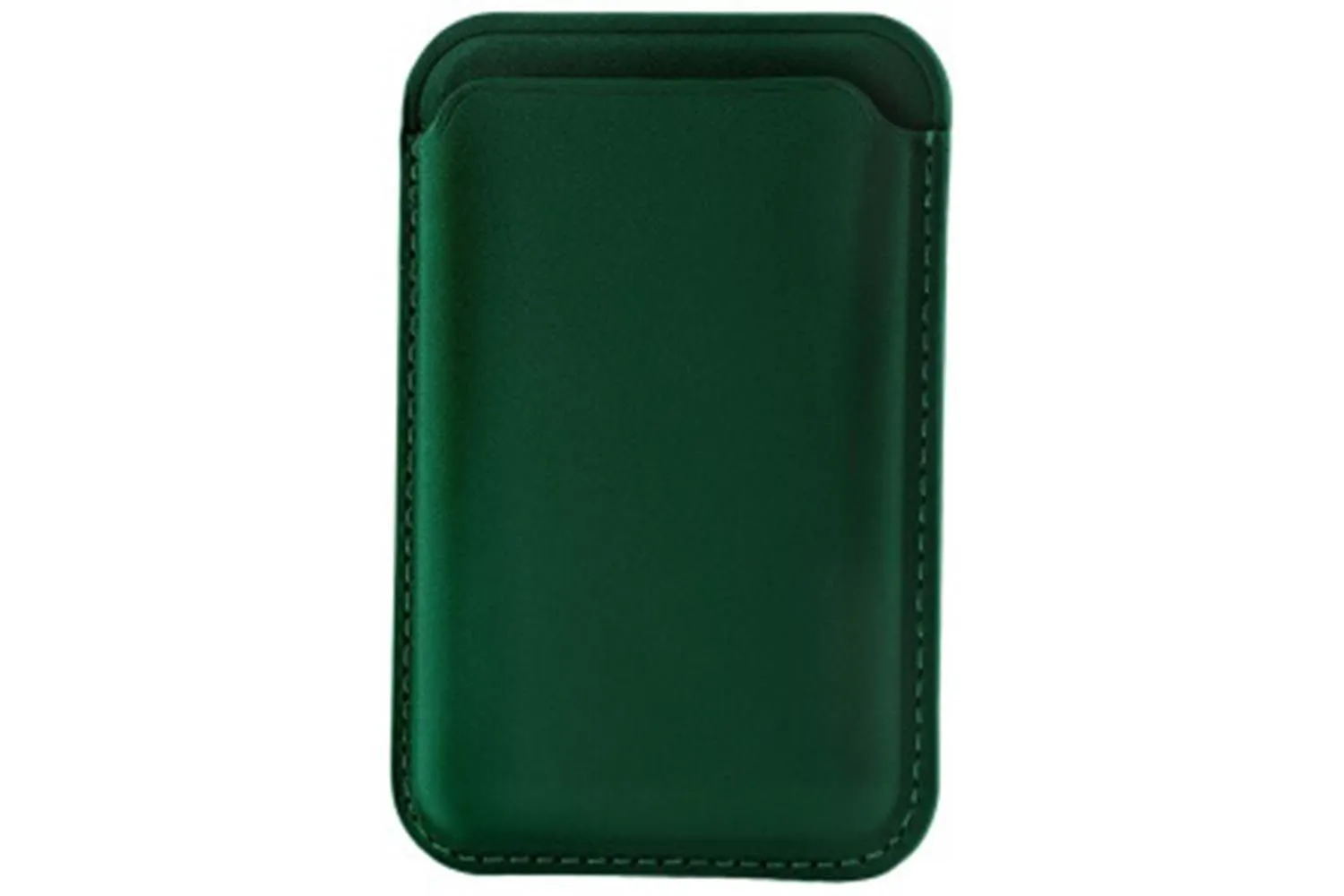 Кожаный Карт Холдер c Magsafe для Apple iPhone (темно - зеленый)