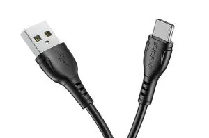 Кабель USB - Type-C BOROFONE BX51 Triumph, 1м (чёрный)