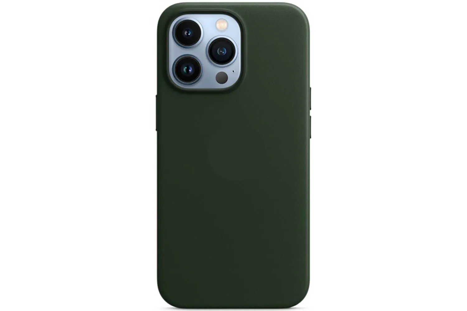 Кожаный чехол для Apple iPhone 13 Pro с MagSafe (зеленый)