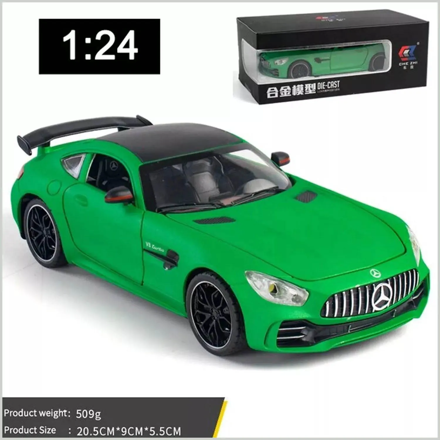 Машинка металлическая Mercedes-Benz AMG GT 21см (в ассортименте)